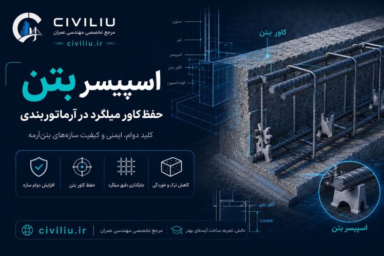 اسپیسر بتن چیست و چه کاربردی در آرماتوربندی دارد؟