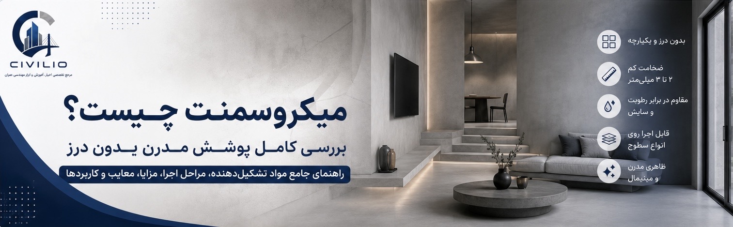 میکروسمنت چیست؟ بررسی کامل پوشش مدرن بدون درز در صنعت ساختمان