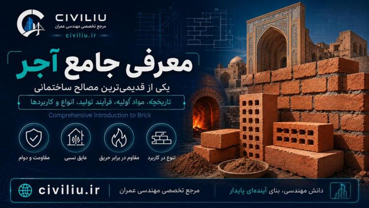 معرفی جامع آجر به عنوان یکی از قدیمی‌ترین مصالح ساختمانی