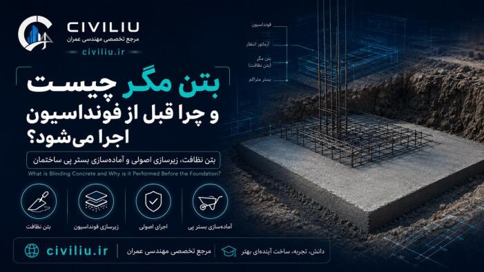 بتن مگر چیست و چرا قبل از فونداسیون اجرا می‌شود؟